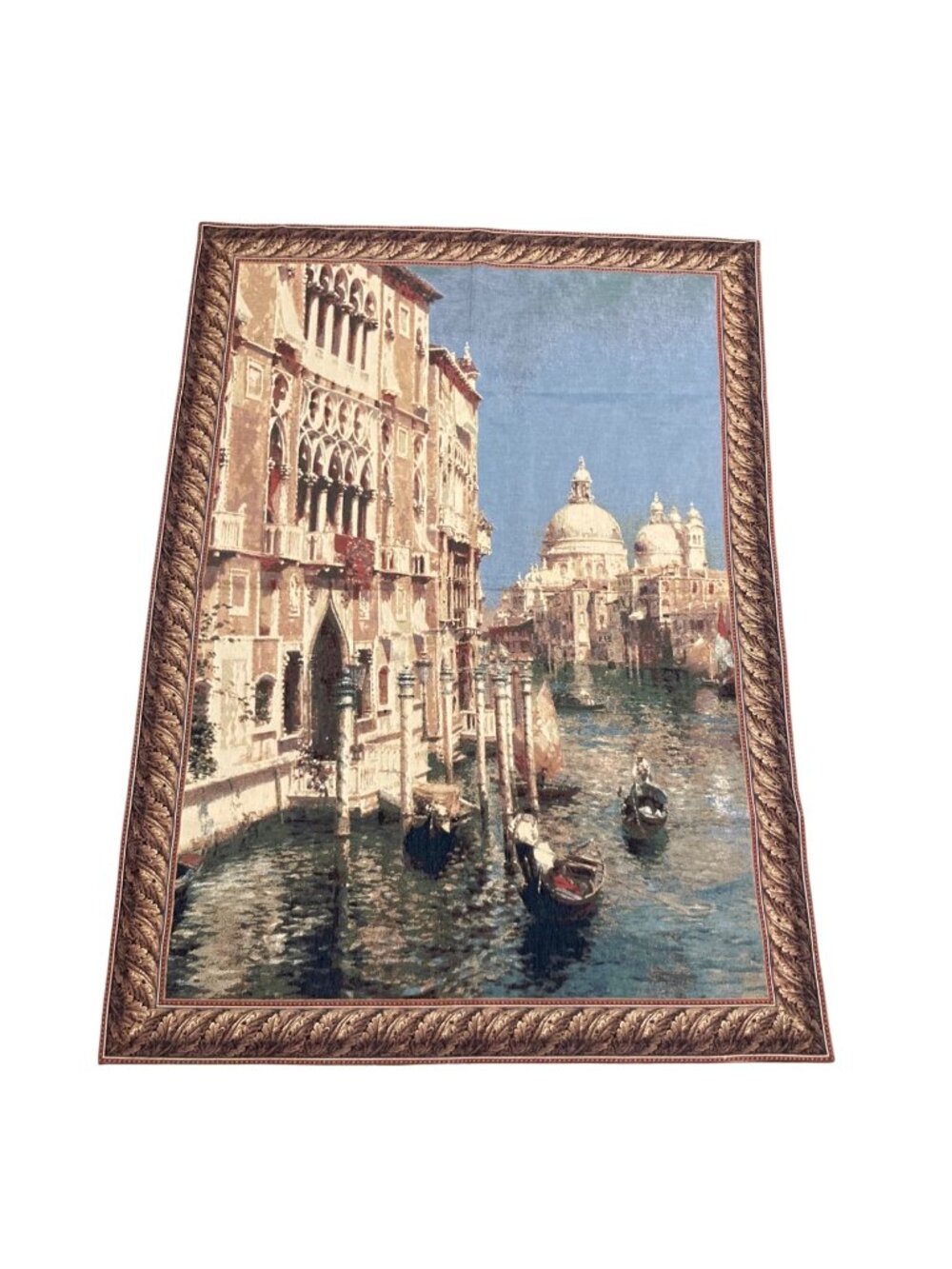 Venice Landscape Tapestry European Woven Wall Decor 57" X 40"